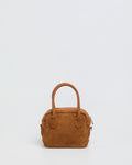 Lasonia Lami Suede Handbag - Cognac