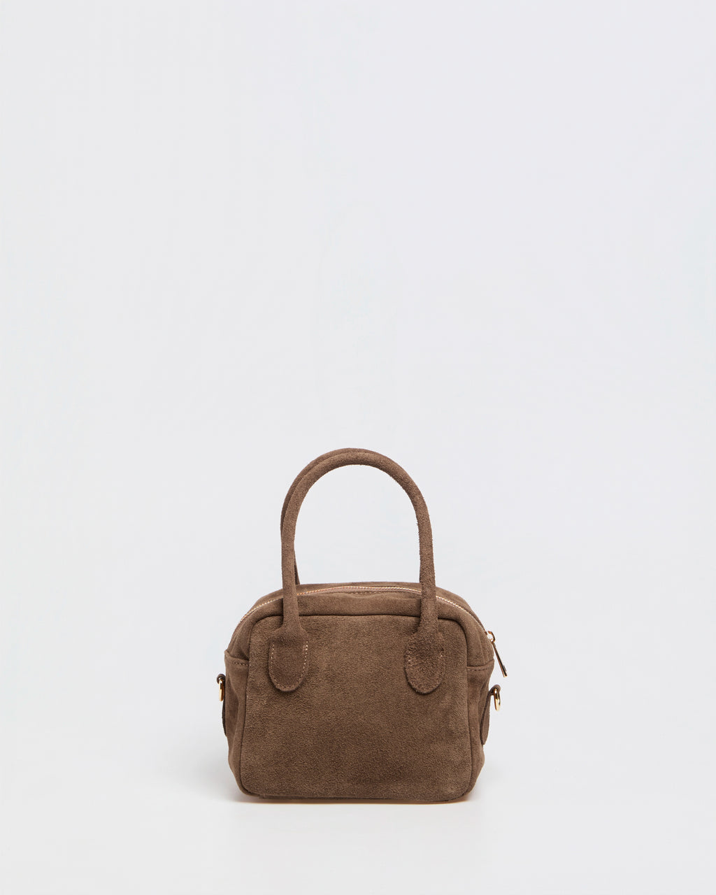 Lasonia Limi Suede Handbag - Taupe
