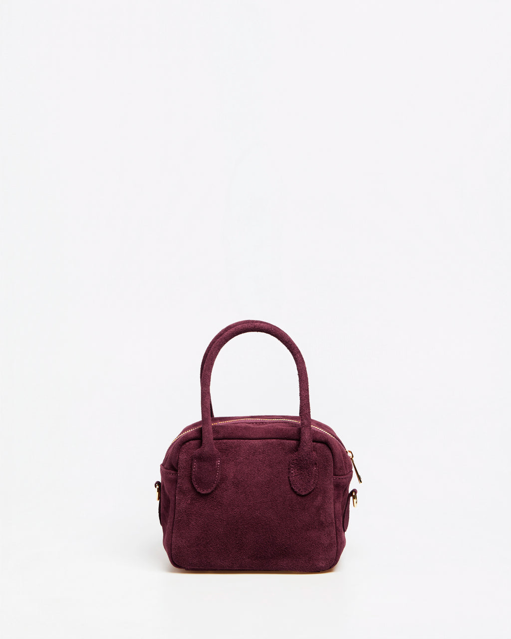 Lasonia Lami Suede Handbag - Bordeaux