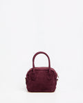 Lasonia Lami Suede Handbag - Bordeaux