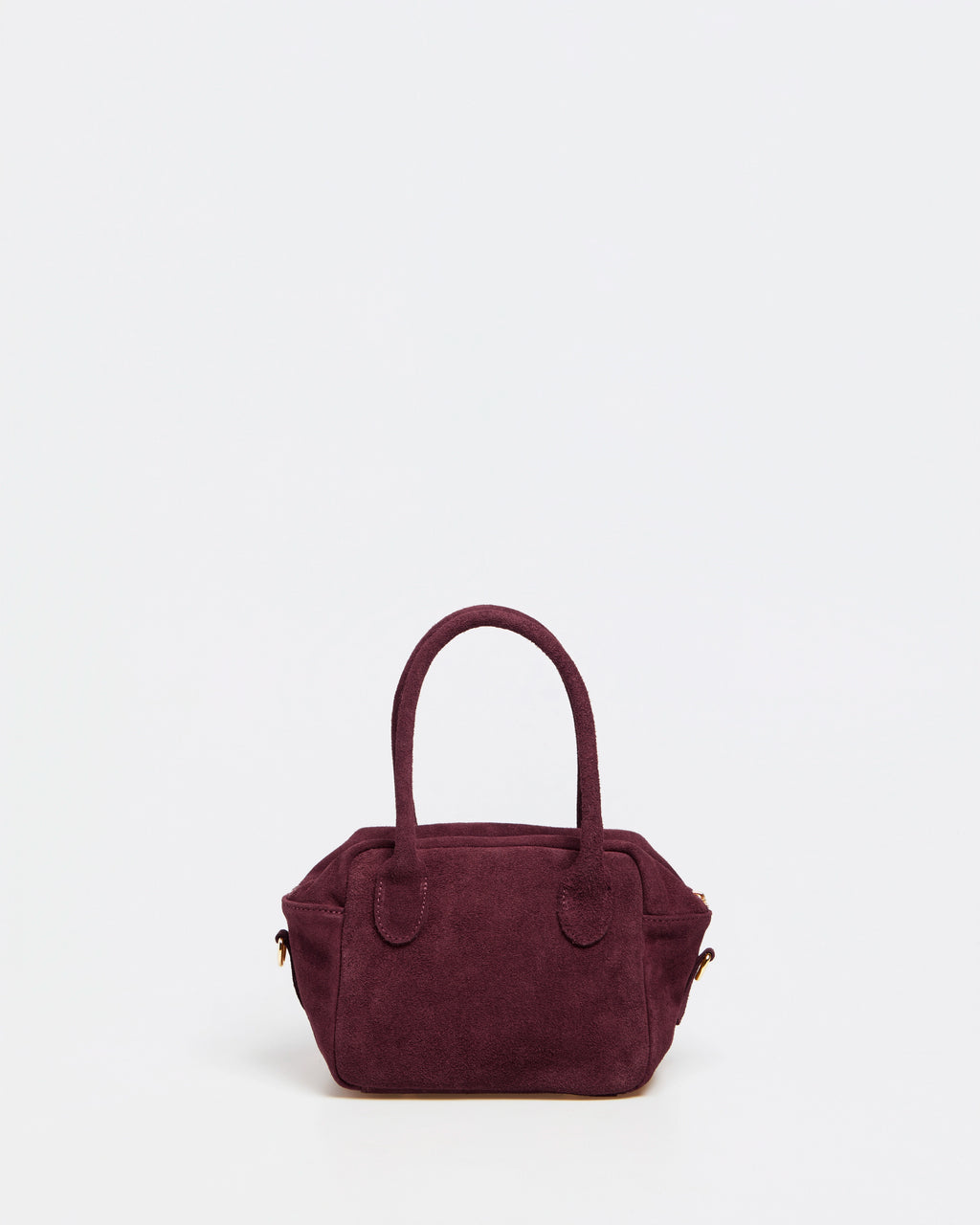 Lasonia Lami Suede Handbag - Bordeaux