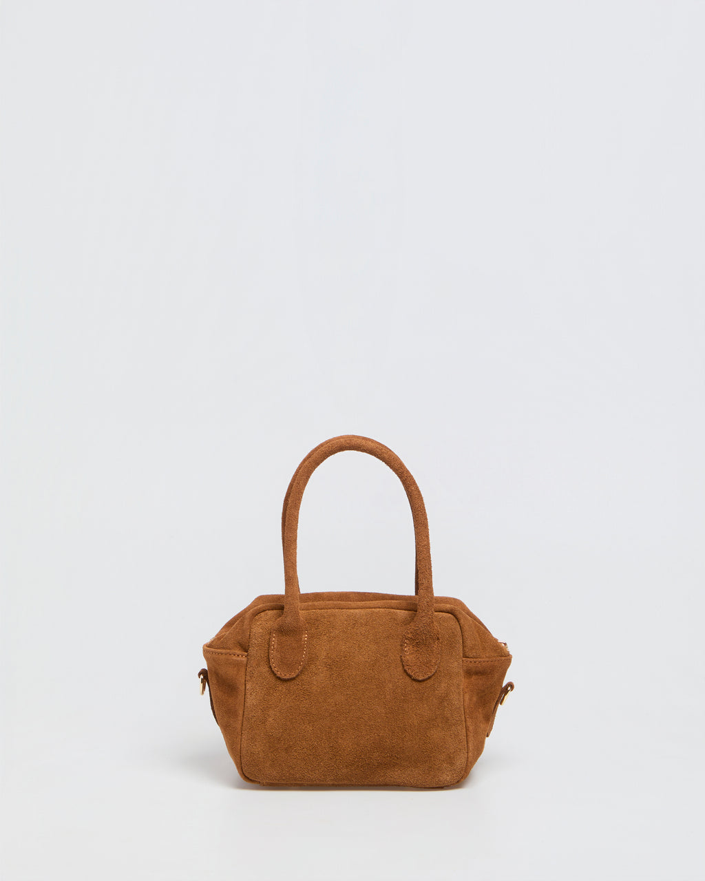 Lasonia Lami Suede Handbag - Cognac