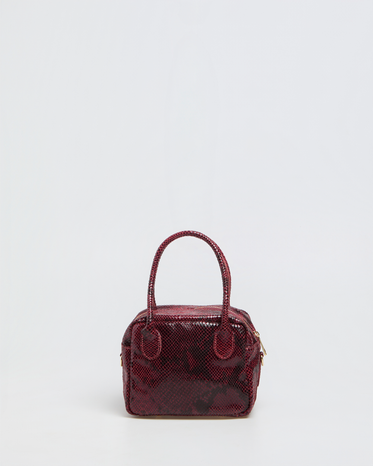 Borsa a Mano Lasonia Lima Pitone - Bordeaux