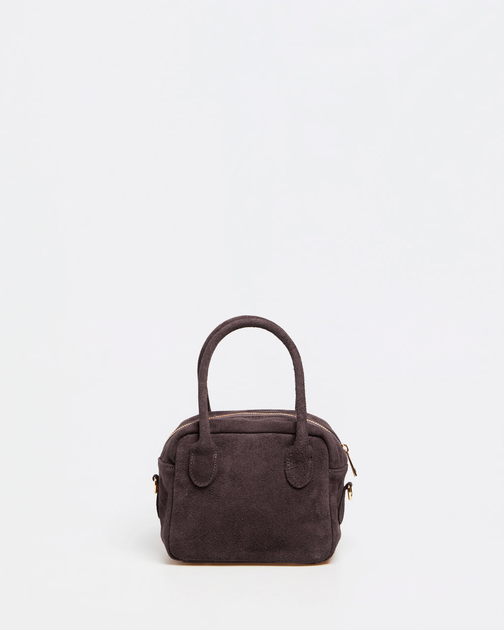 Lasonia Lami Suede Handbag - Dark Brown