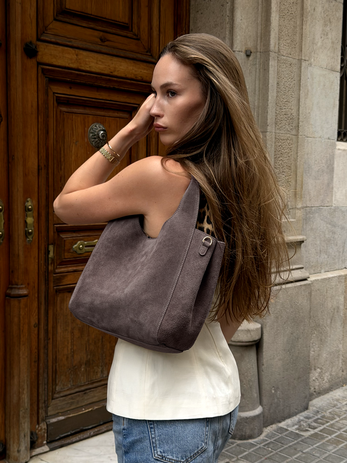 Borsa a Spalla Lasonia Riri - Moro