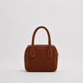 Lasonia Limi Suede Handbag - Burnt Earth
