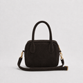 Lasonia Limi Suede Handbag - Dark Brown