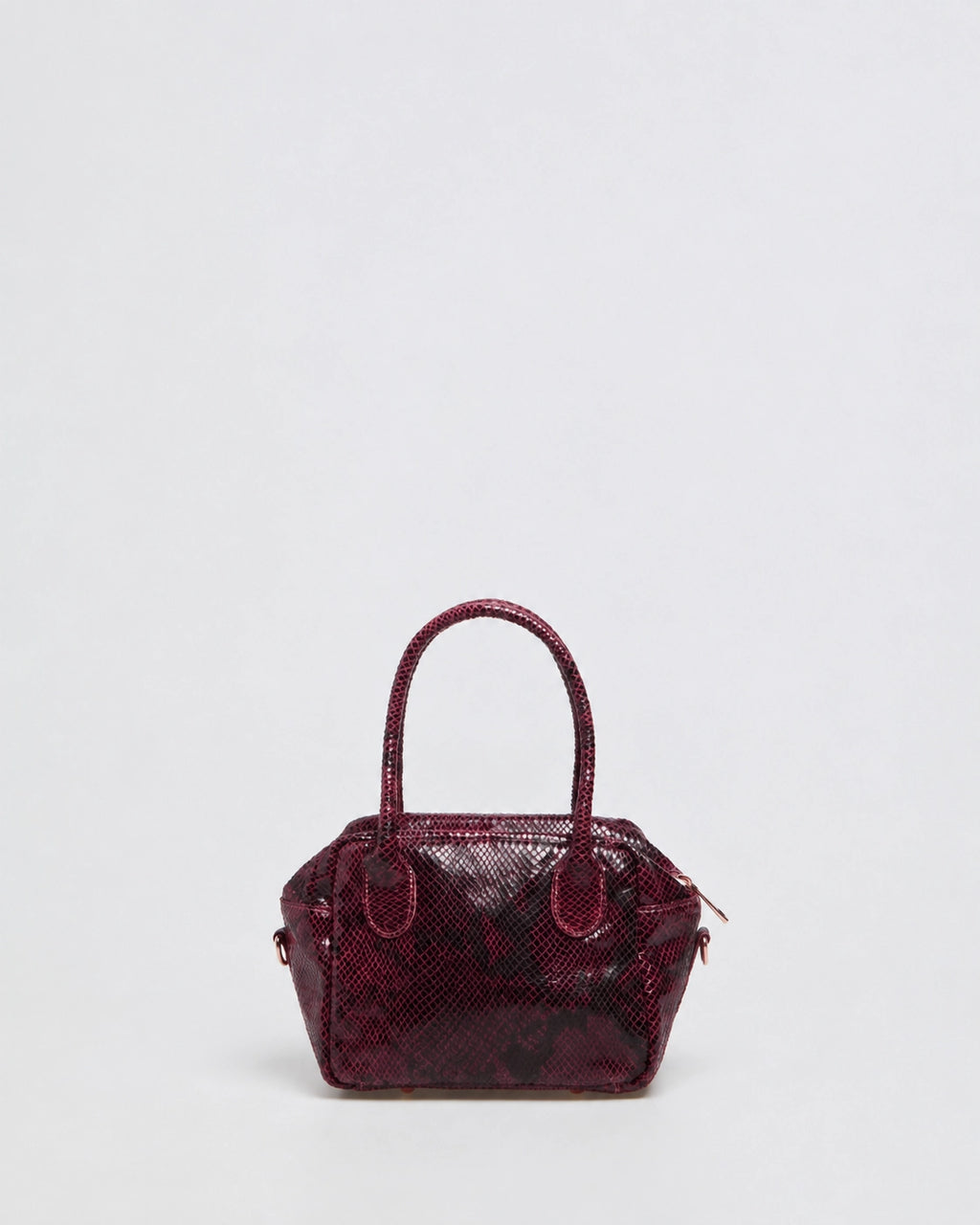 Borsa a Mano Lasonia Lima Pitone - Bordeaux