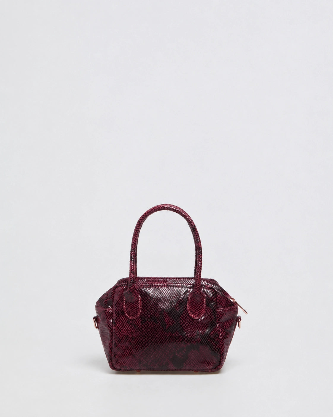 Borsa a Mano Lasonia Lima Pitone - Bordeaux