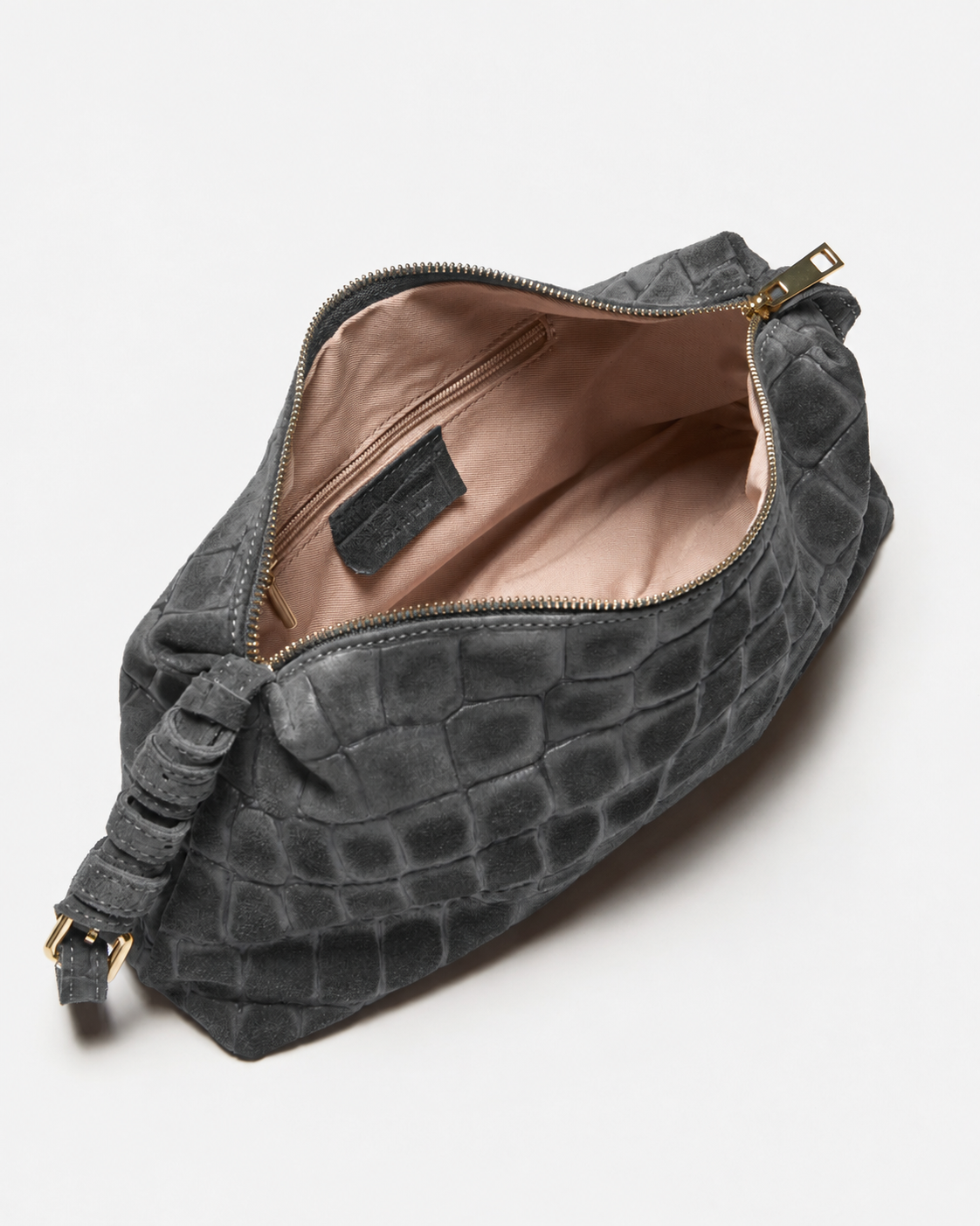 Borsa Baguette Lasonia Patina - Grigio