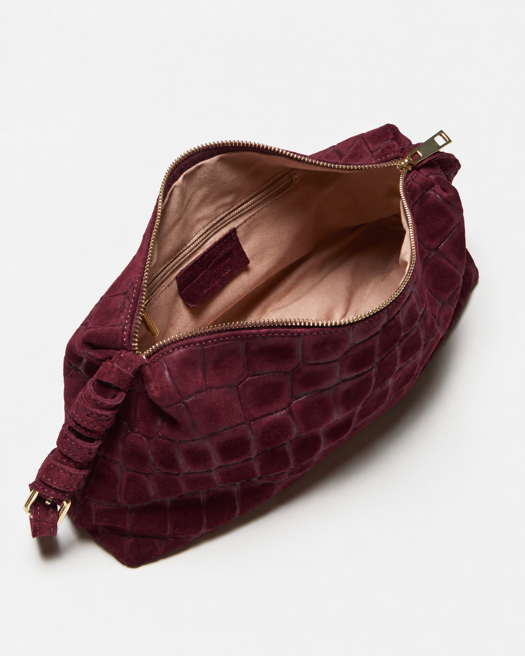 Borsa Baguette Lasonia Patina - Bordeaux