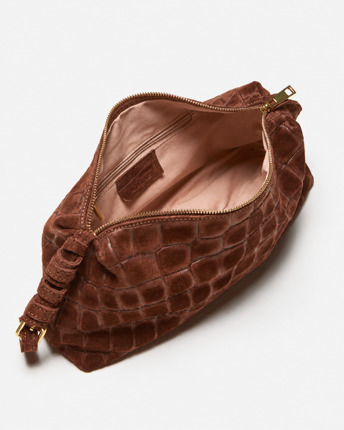 Borsa Baguette Lasonia Patina - Marrone