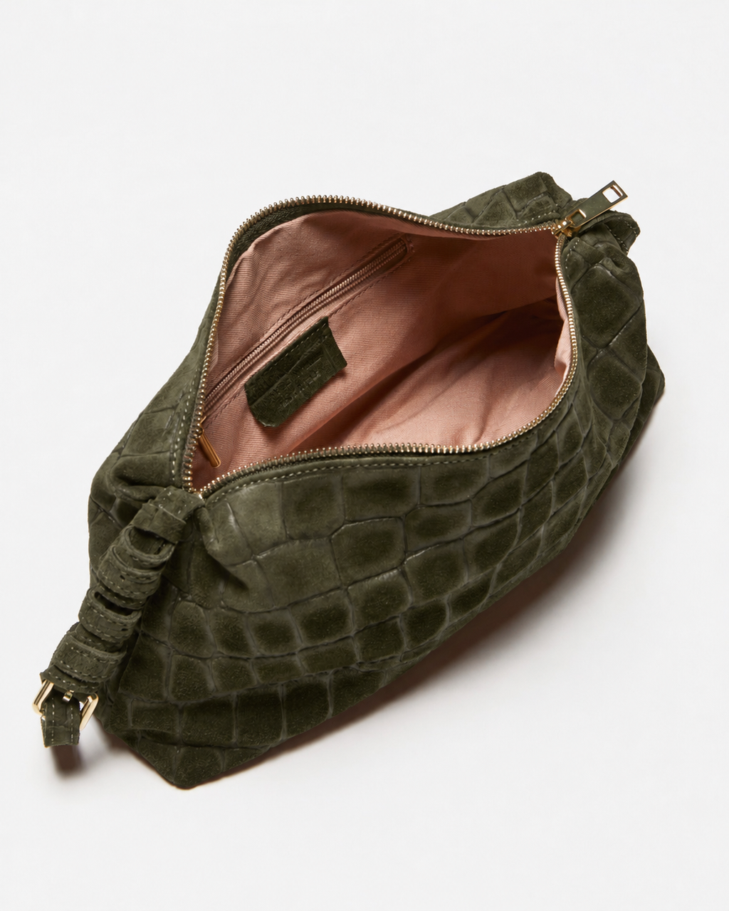 Borsa Baguette Lasonia Patina - Khaki