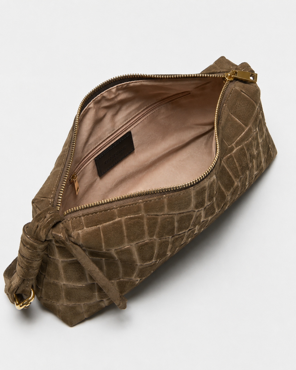 Borsa Baguette Lasonia Patina - Taupe
