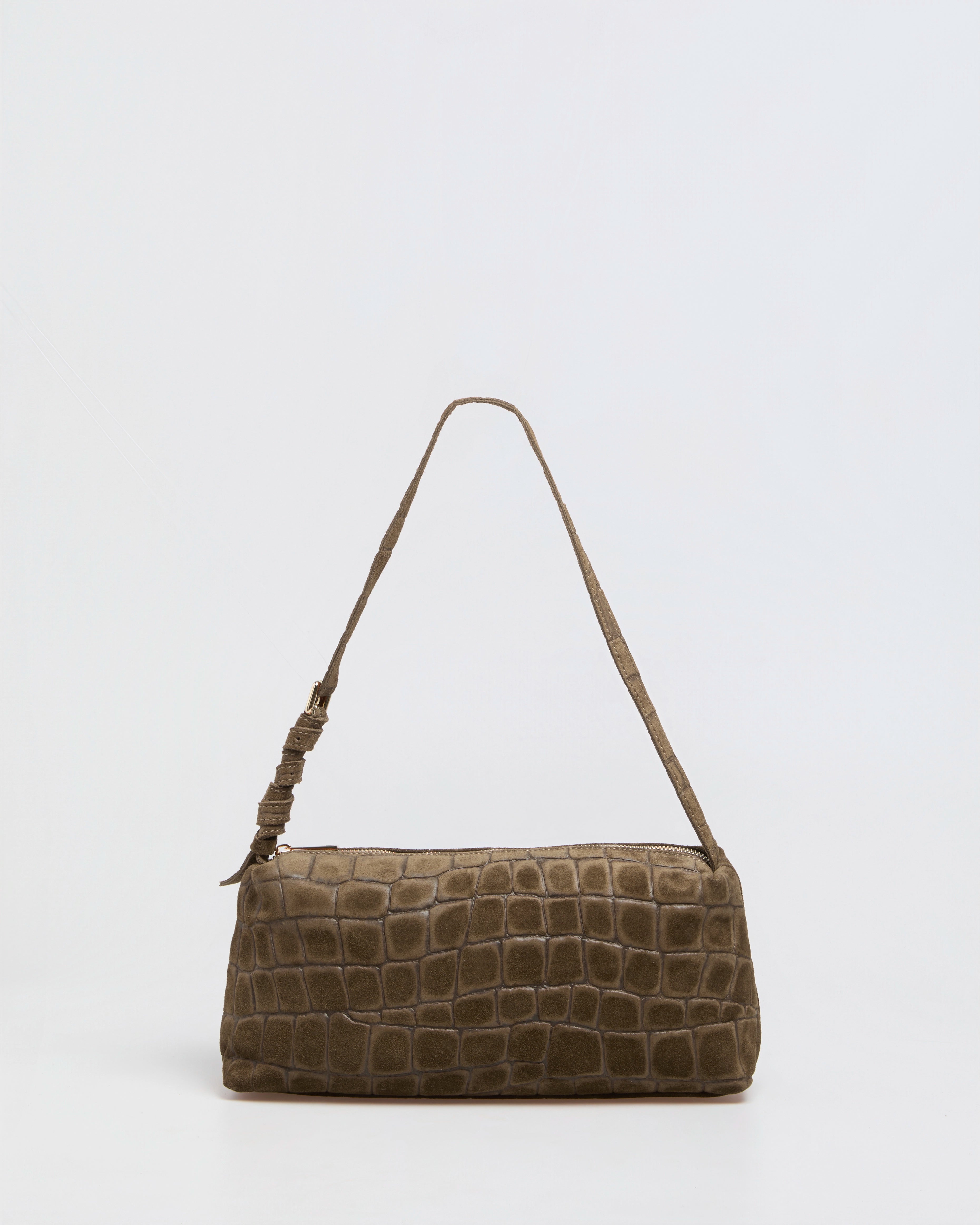 Borsa Baguette Lasonia Patina - Taupe