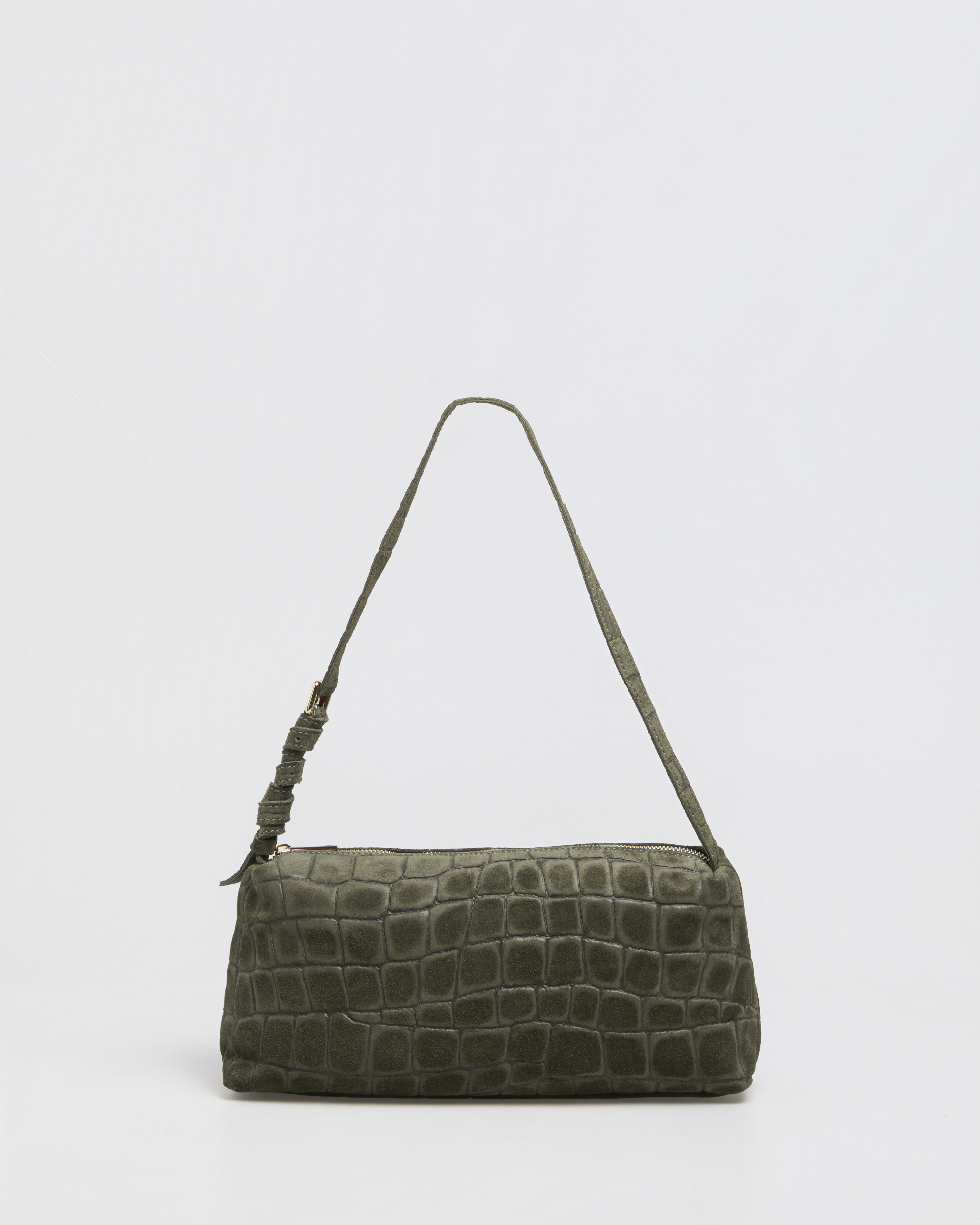 Borsa Baguette Lasonia Patina - Khaki