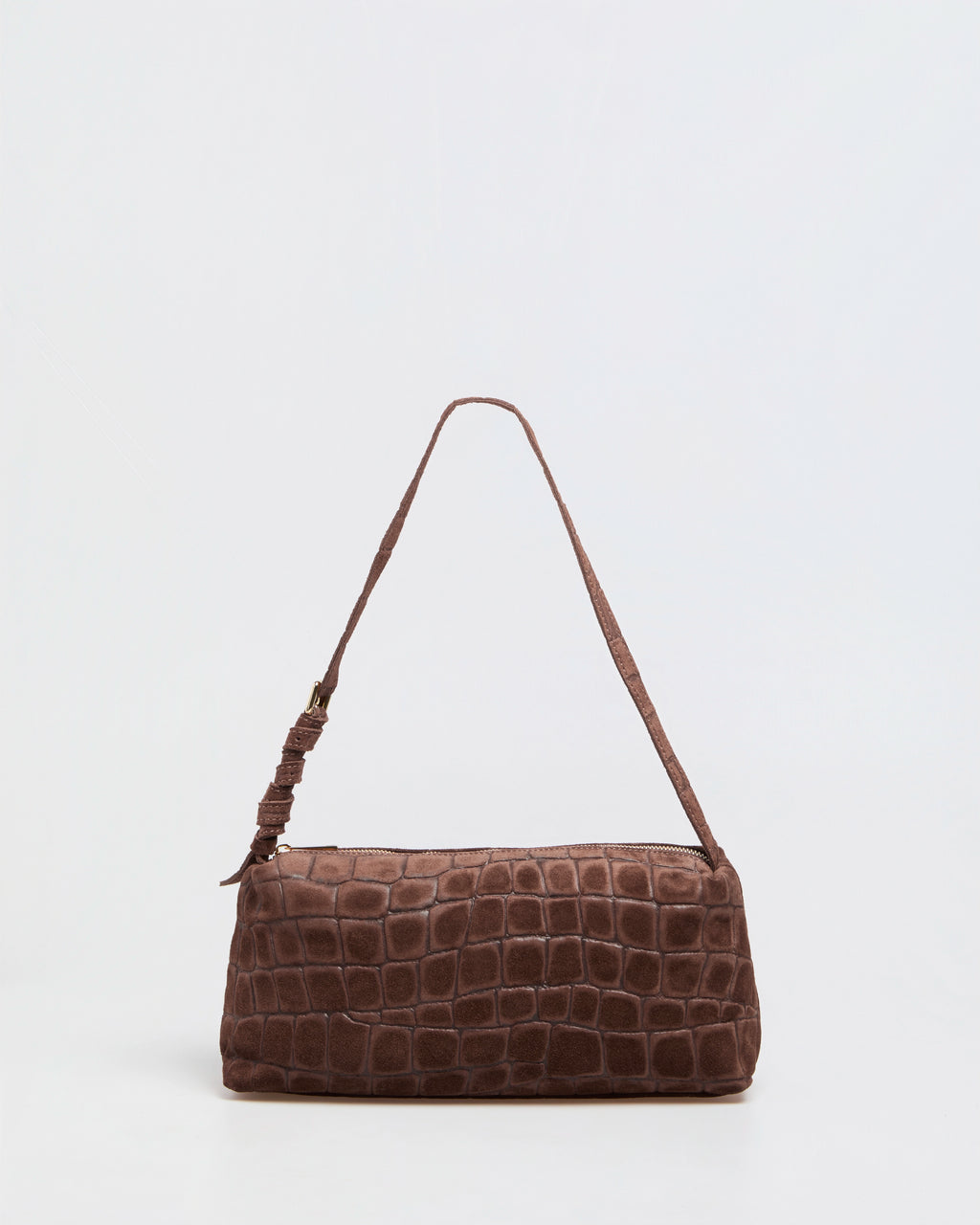 Borsa Baguette Lasonia Patina - Marrone
