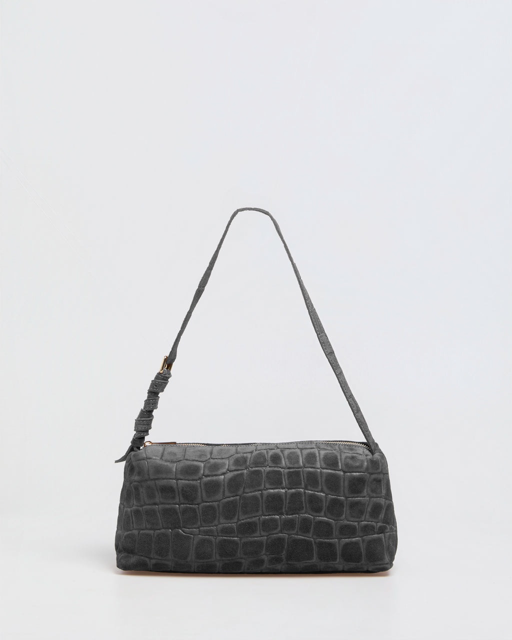 Borsa Baguette Lasonia Patina - Grigio