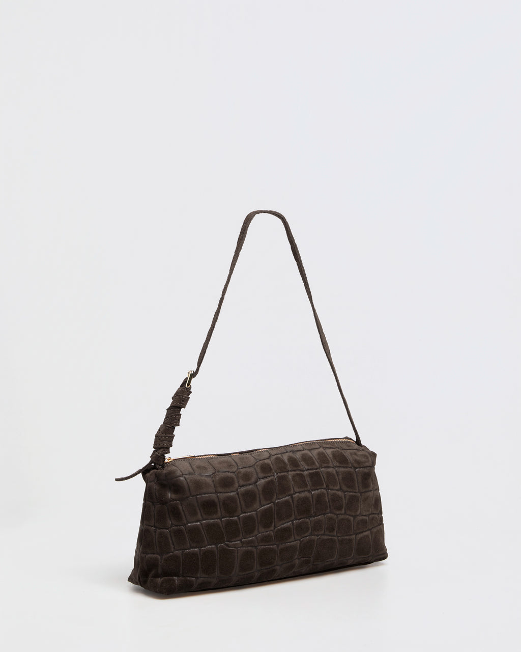 Borsa Baguette Lasonia Patina - Moro