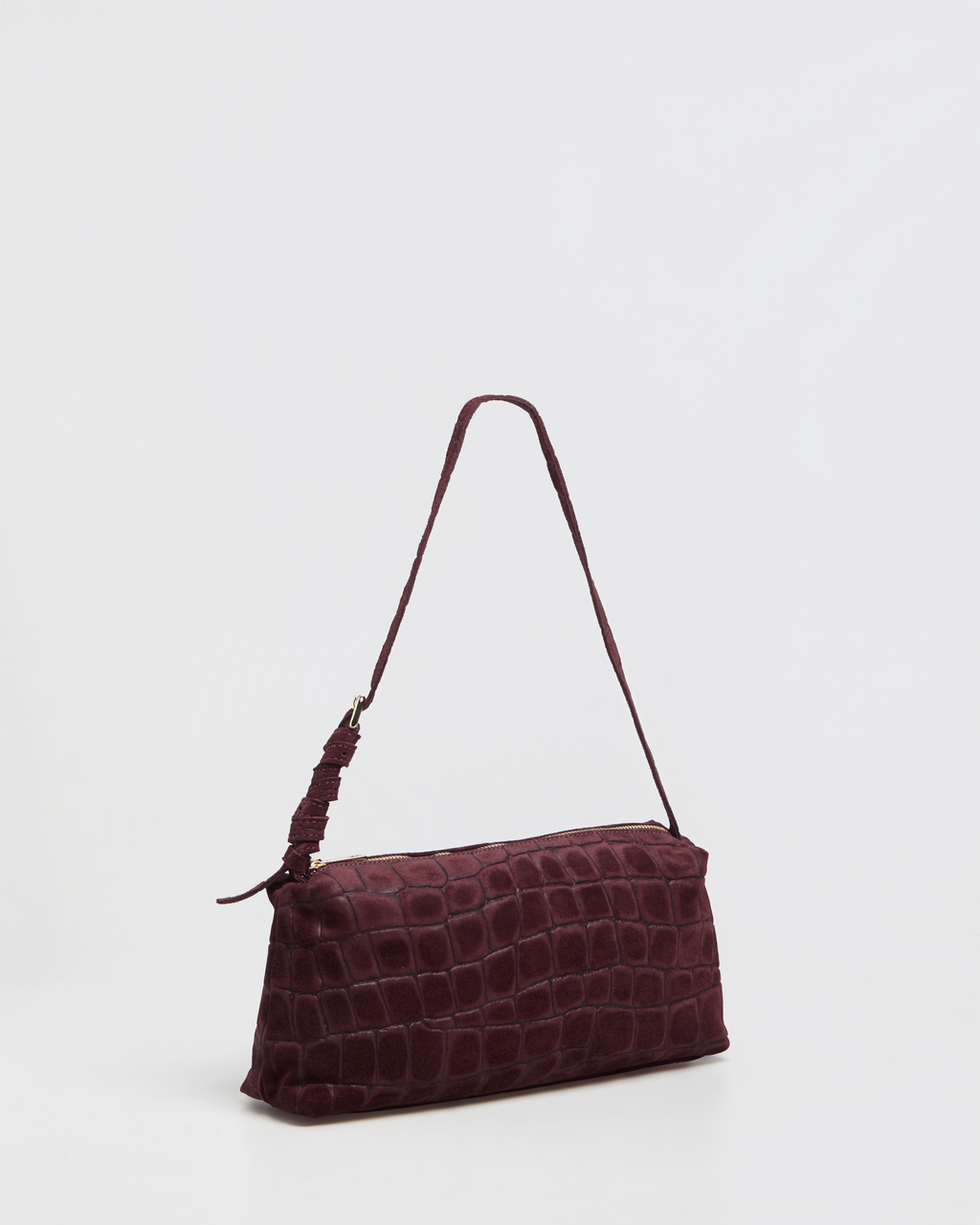Borsa Baguette Lasonia Patina - Bordeaux