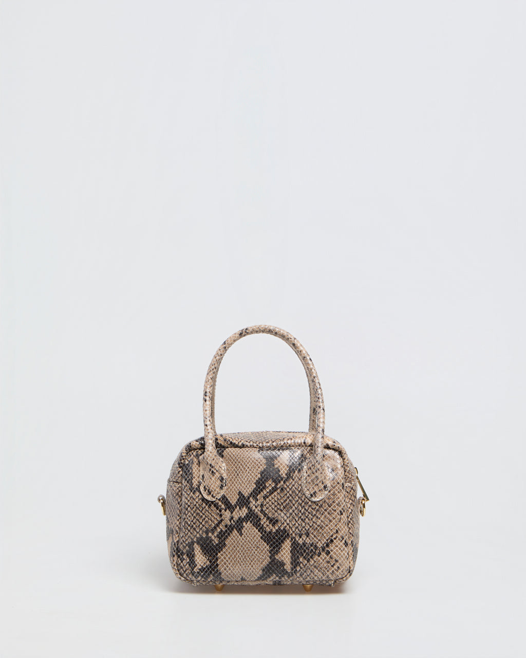 Borsa a Mano Lasonia Lima Pitone - Taupe