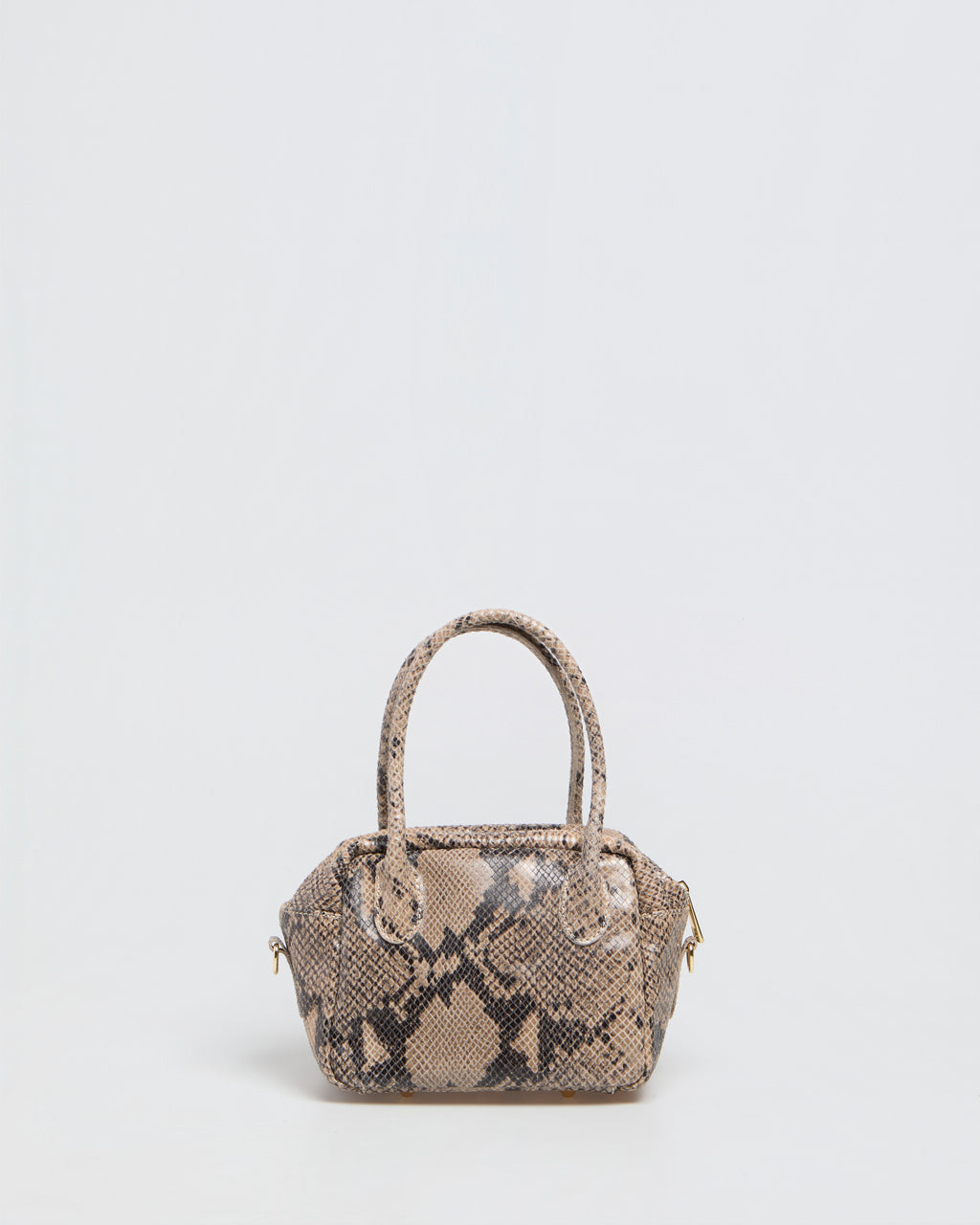 Borsa a Mano Lasonia Lima Pitone - Taupe