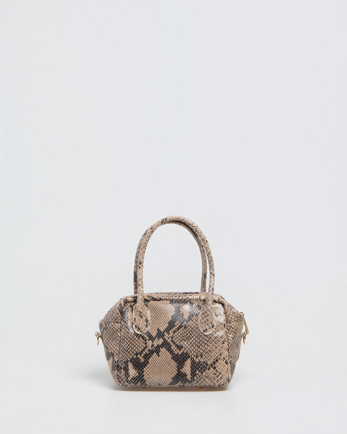 Borsa a Mano Lasonia Lima Pitone - Taupe