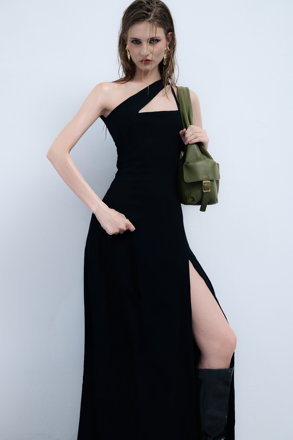 Borsa a Spalla Lasonia Novelle - Oliva